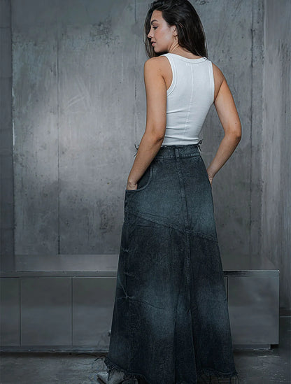FALDA MAXI NIEBLA