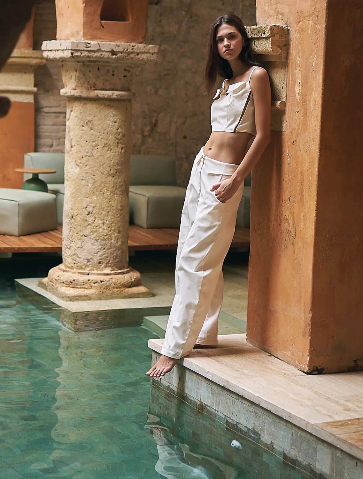 PANTALON FLOR DE SAL