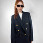 Chaqueta de traje Jackson | Chaqueta Negra de Lana para Mujer
