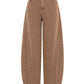 Core Jeans | Jean Barrel Camel Oscuro
