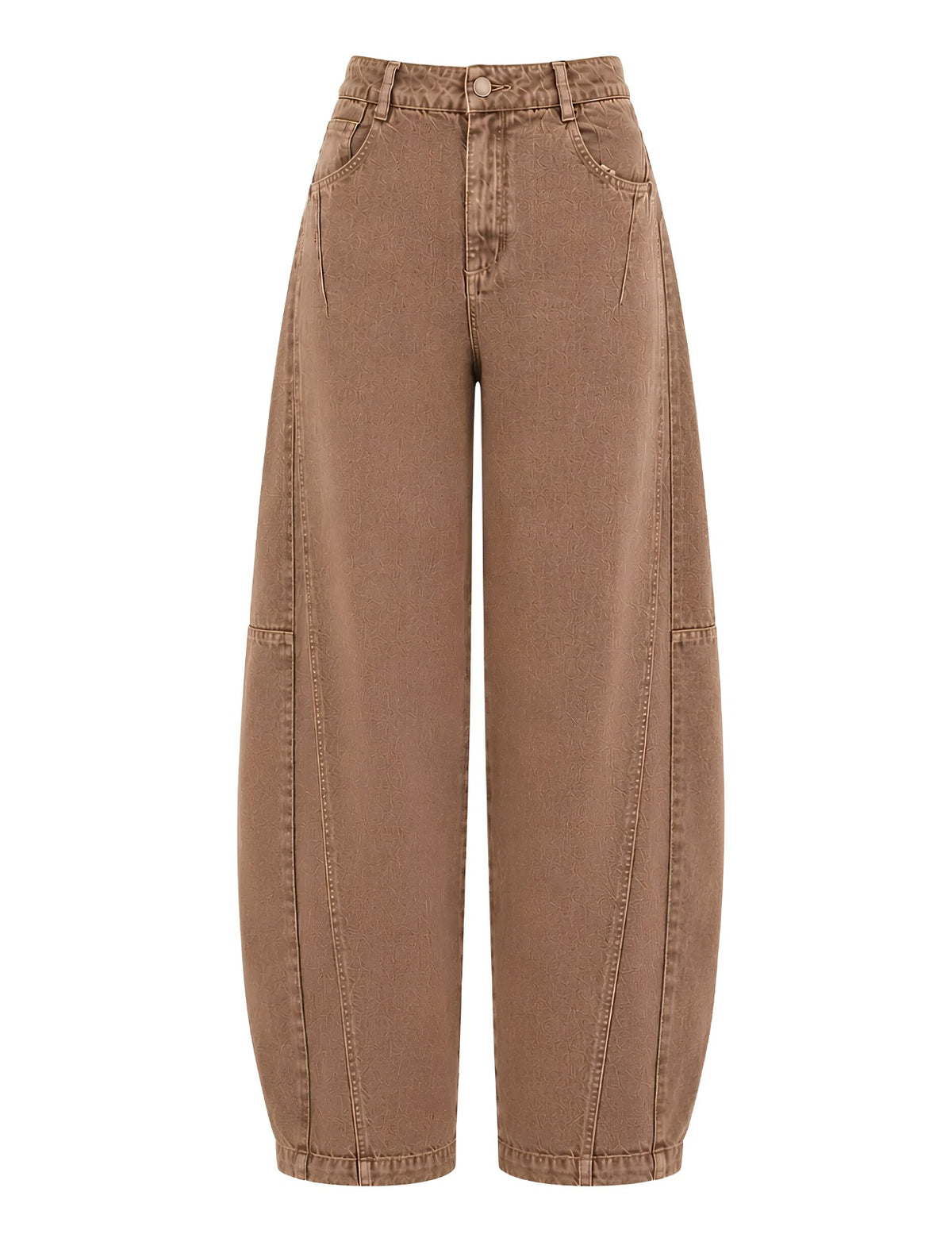 Core Jeans | Jean Barrel Camel Oscuro