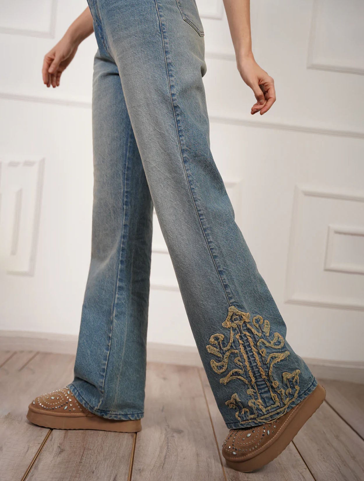 Western Embroidered Jeans | Ropa de Mujer Slow Fashion Jeans Bordado Colombiano x Piani x Casa Precis