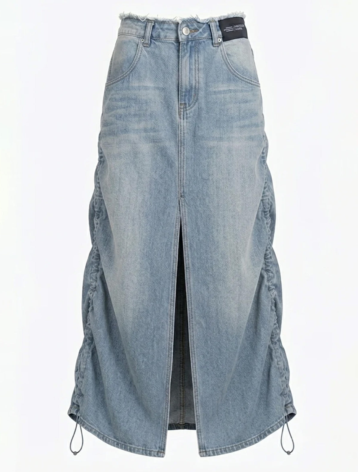 Falda Maxi Marea | Falda Maxi en Denim | Diseños Sinestesia