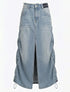 Falda Maxi Marea | Falda Maxi en Denim | Diseños Sinestesia