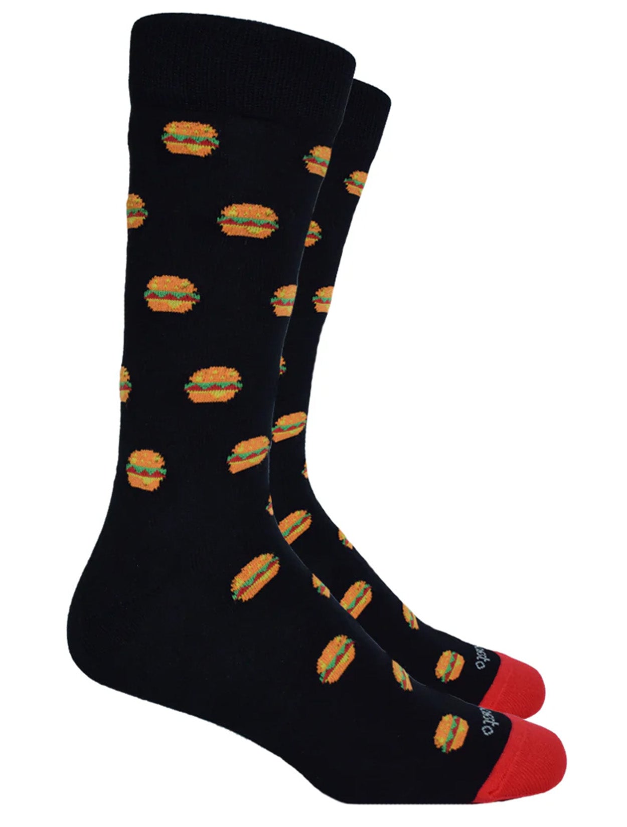 Medias Hamburguesas | Accesorios Colombianos Medias Negras Diseño Exclusivo