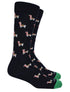 Medias Llamas | Accesorios Colombianos Medias Negras Diseño Exclusivo