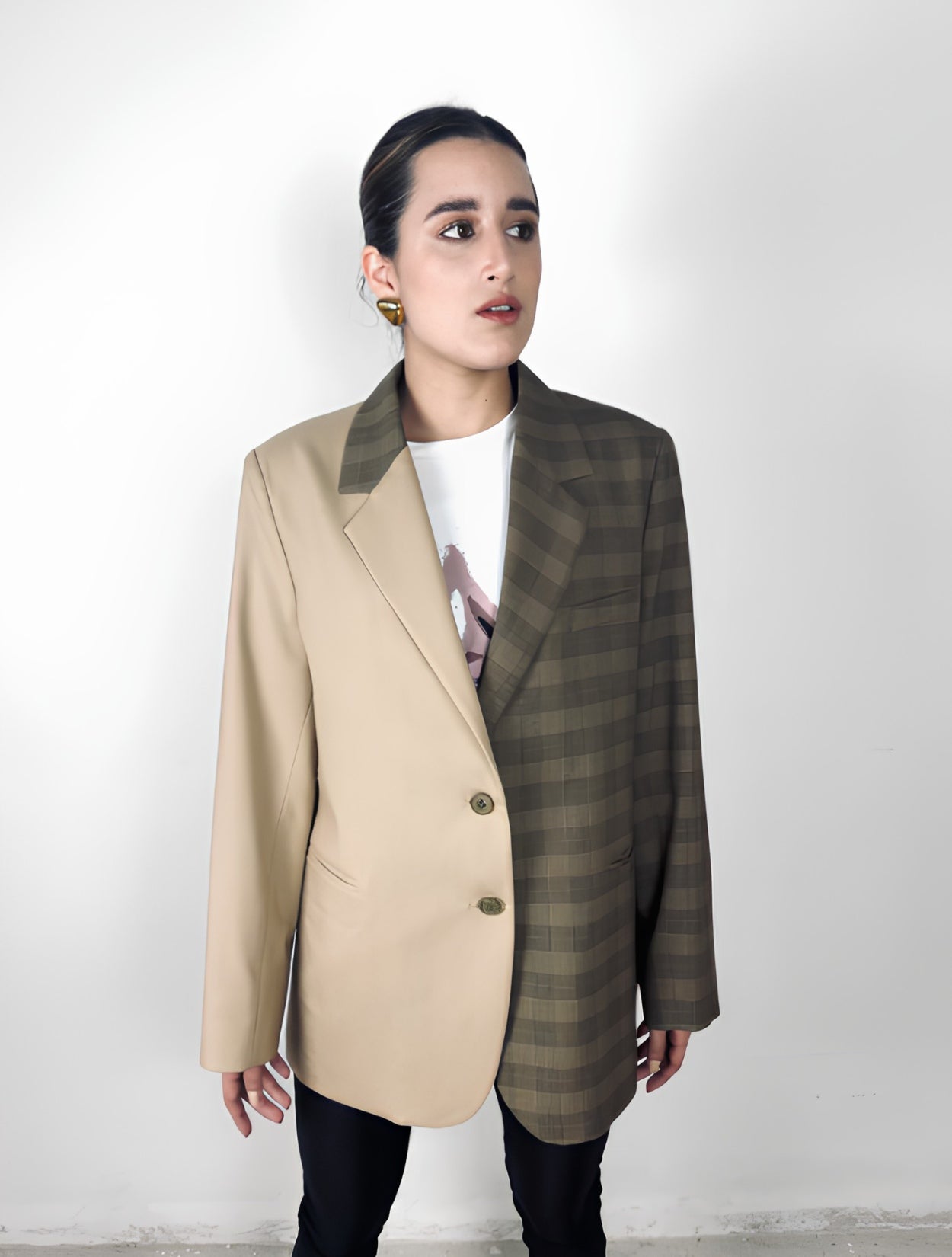 Chaqueta de traje Nápoles | Chaqueta Camel de Traje para Mujer