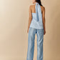 Pantalón Celeste | Casual Elegante 