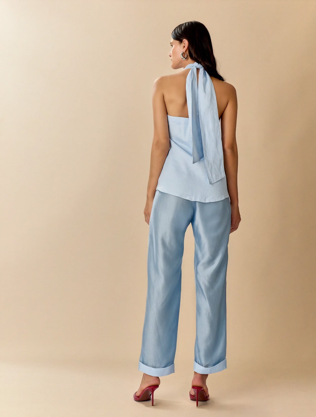 Pantalón Celeste | Casual Elegante 