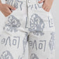 Pantalón Love Marfil | Wide Leg Tiro Alto 