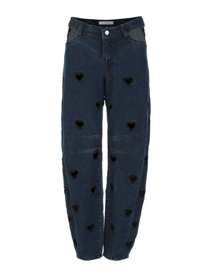 JEAN MINI HEARTS BARREL