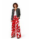 Hai Red Pant | Pantalón Tiro Alto Bota Recta 