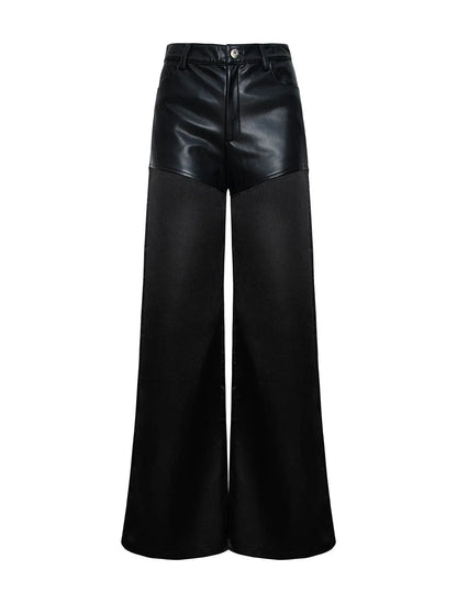 Pantalón Décadas sastrero en color oscuro con tiro alto y detalle de prenses frontales arquitectónicos – Pantalón de lujo de autor hecho en Colombia | Casa Precis, Concept Store