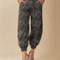 Pantalón Elara | Balloon Negro Bordado