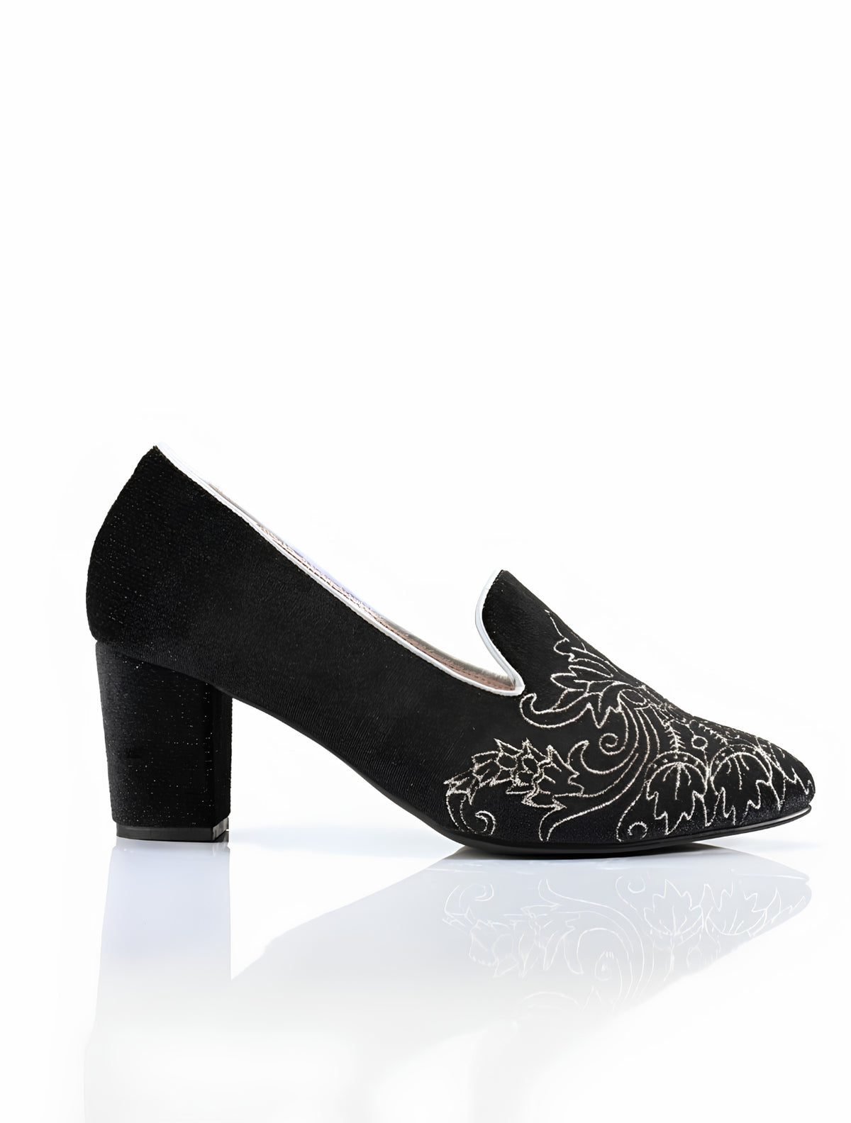 Poème Tacones | Bordados en Lino Taupe