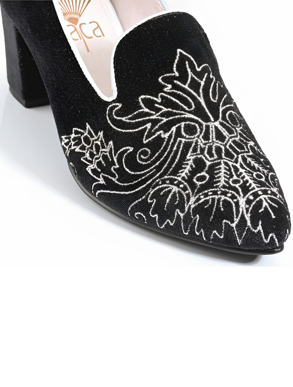 Poème Tacones | Bordados en Lino Taupe