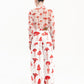 Amanita Pant Tiro Alto Estampado Hongos | Circe