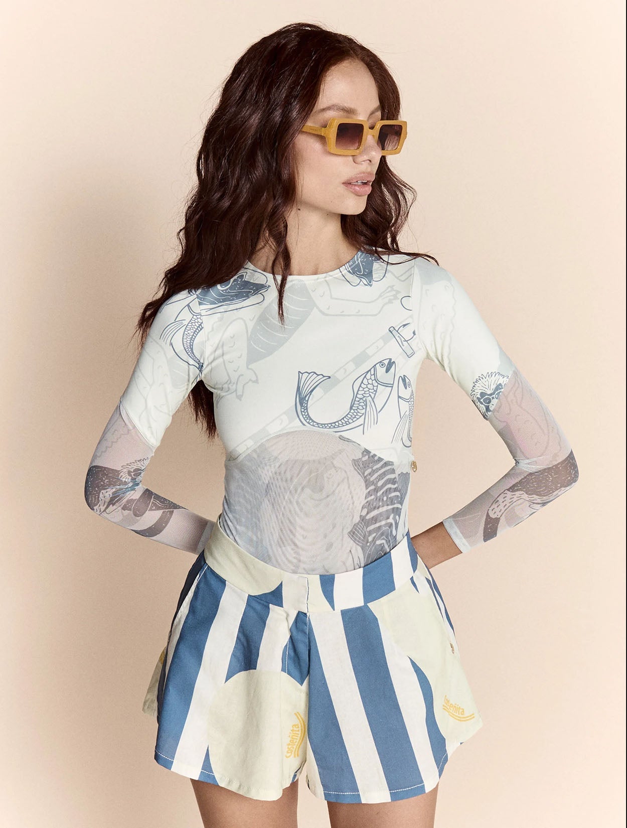 PANTALÓN CORTO DE LINO ISLA