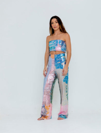 PANTALÓN DE LENTEJUELAS GEA