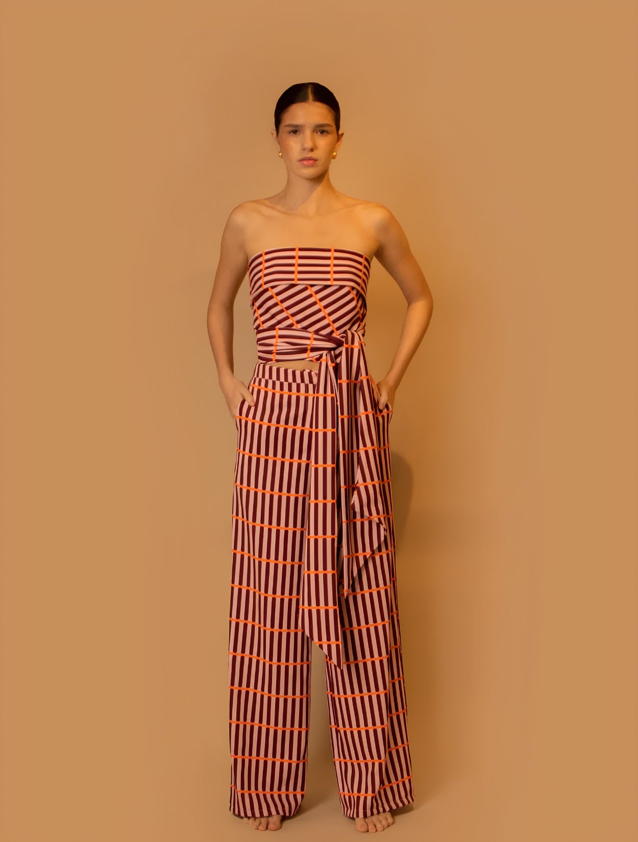 Pantalón de Drill Savia Ébano | Pantalón Elegante para Mujer