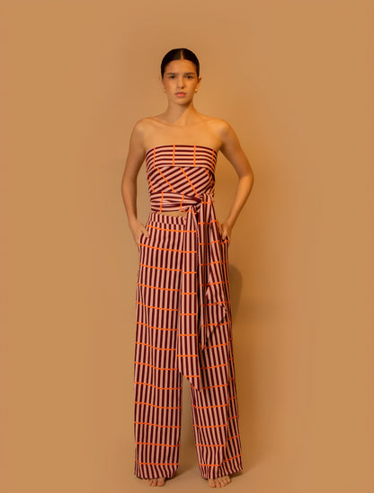 Pantalón de Drill Savia Ébano | Pantalón Elegante para Mujer