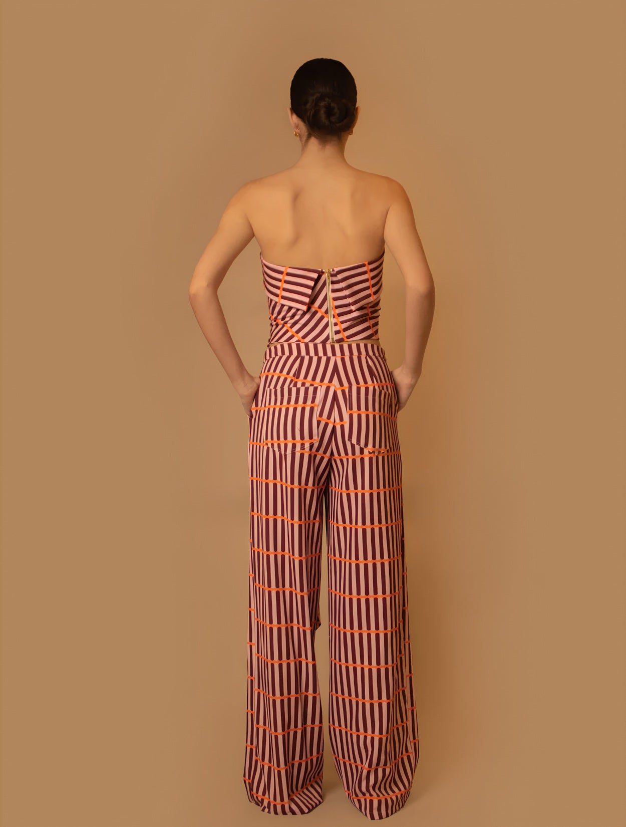Pantalón de Drill Savia Ébano | Pantalón Elegante para Mujer