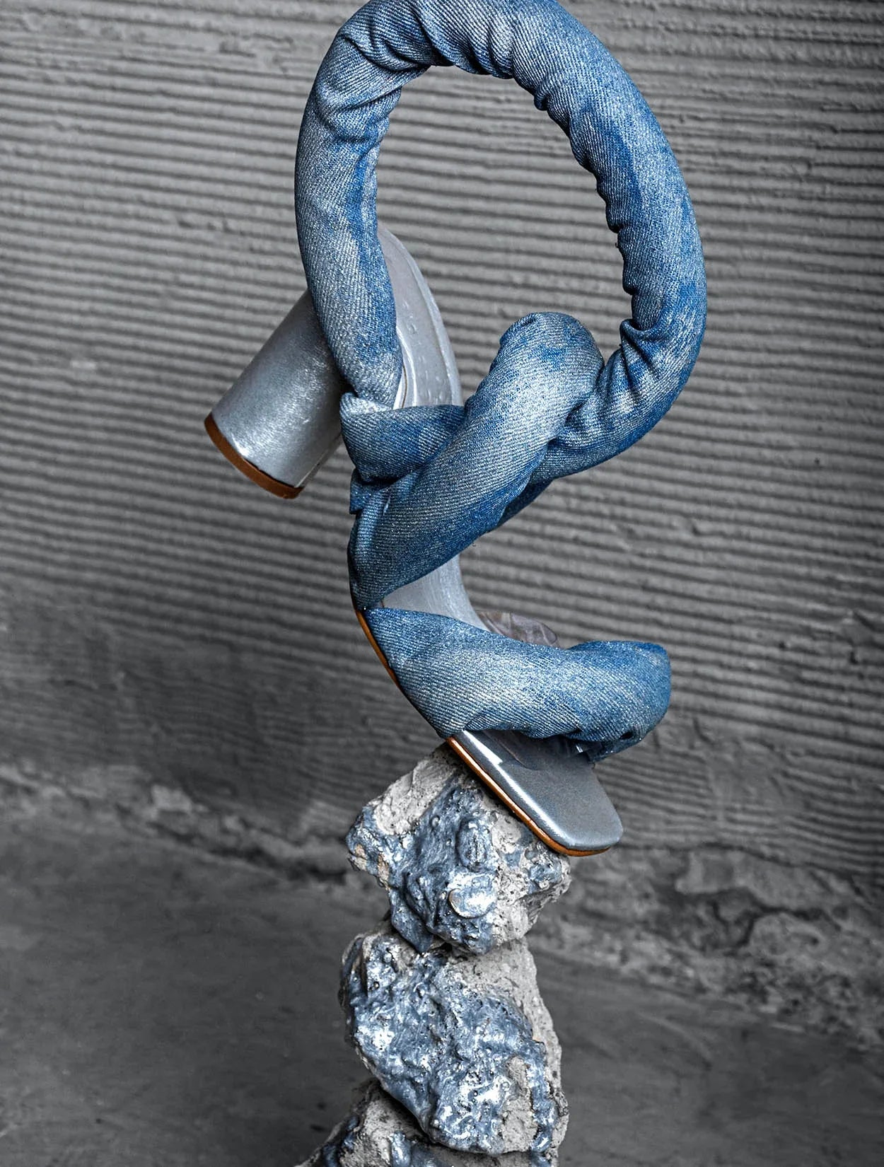 SANDALIAS DENIM CURVE