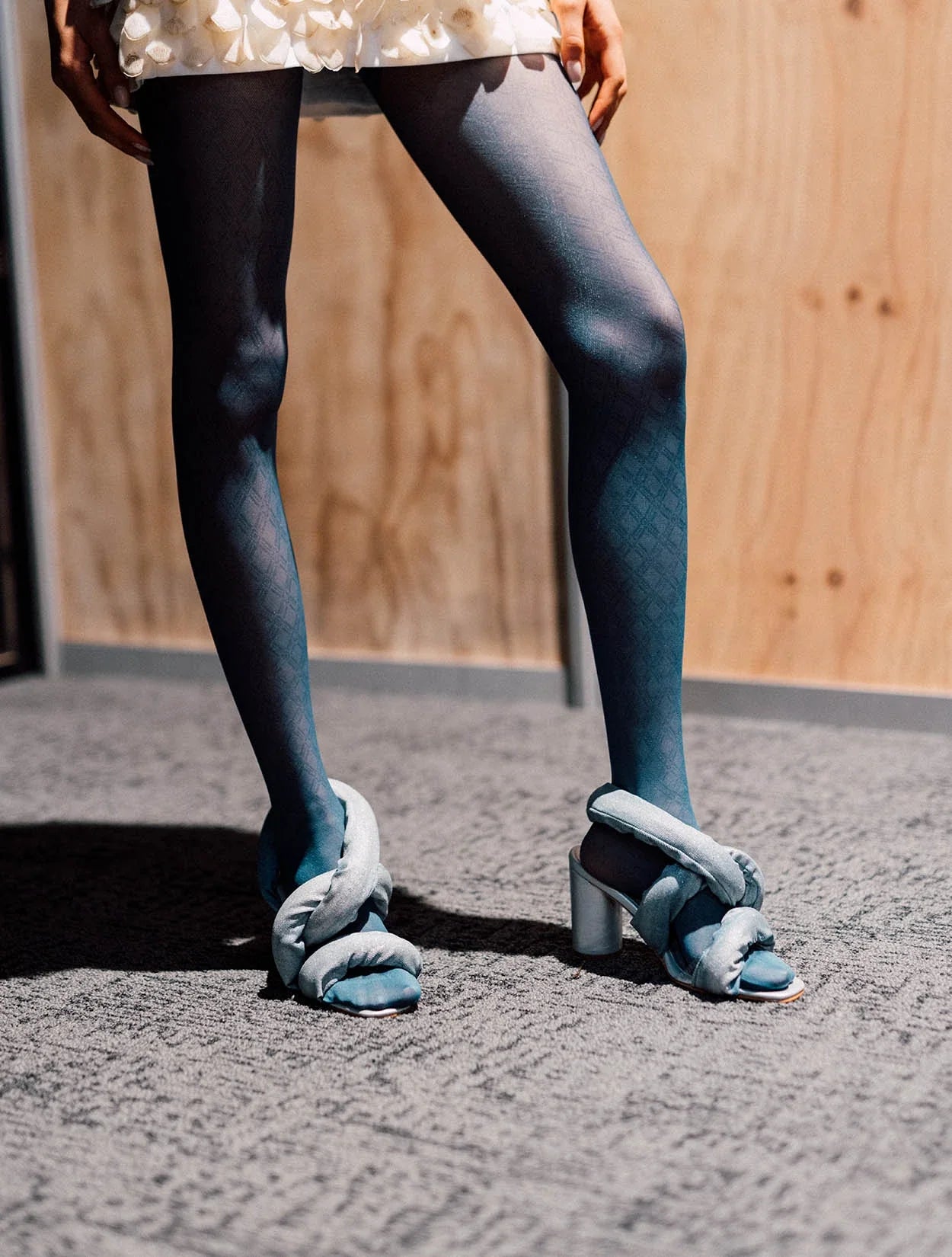 SANDALIAS DENIM CURVE