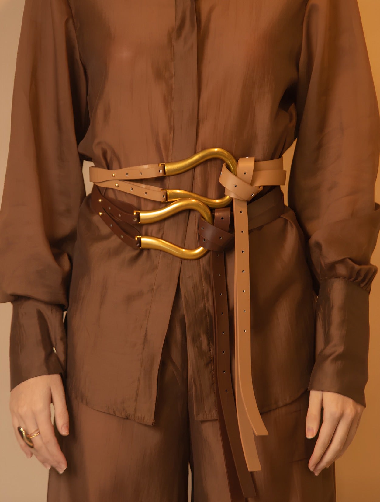 Conjunto de pantalón Terra | Conjunto Elegante para Mujer en Organza Algodón