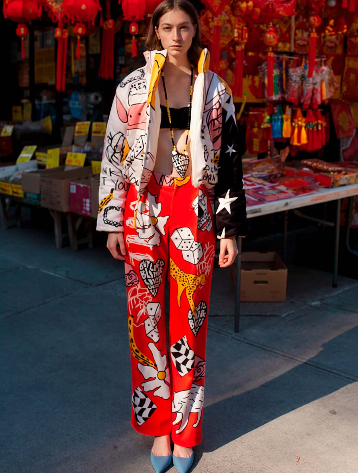 PANTALÓN THE BOTTOM OF MY RED HEART