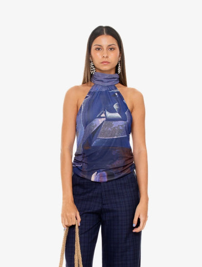 HIGH-NECK DIVING TOP