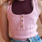 Top Doble Rose de Flow Inspires Us, marca colombiana slow fashion. Ropa de mujer artesanal hecha en Colombia. Top femenino de emprendimiento pequeño con diseño único.