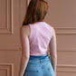 TOP DOBLE ROSE