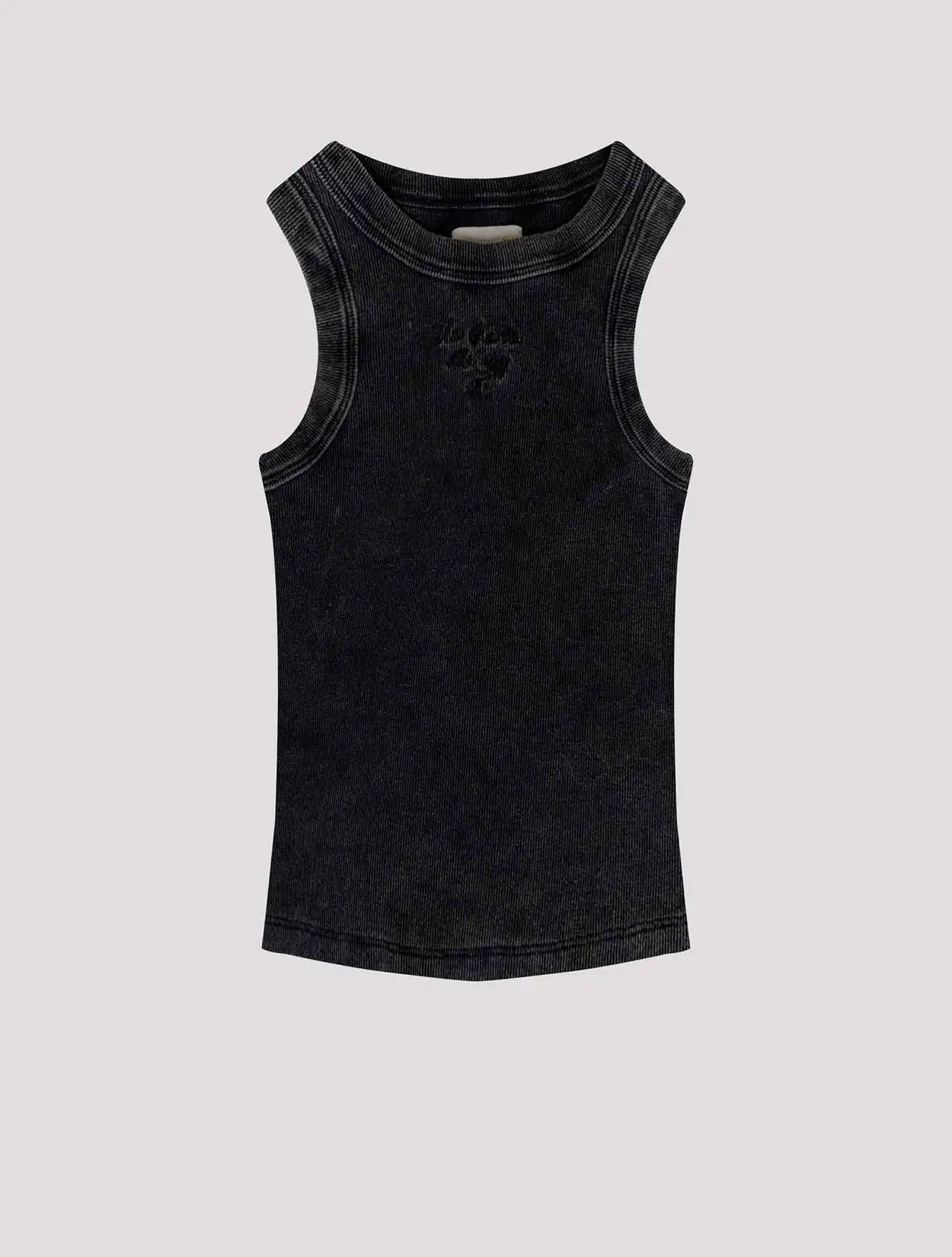 TOP SIN MANGAS ACID WASH