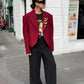Blazer Croptop Twiggy en Lana | W Studios
