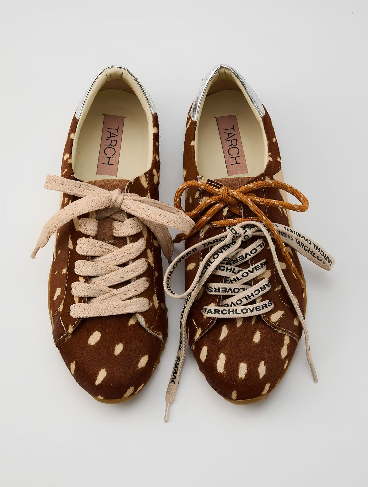 Simone Bambi | Tenis en Cuero con Estampado Bambi | TARCH