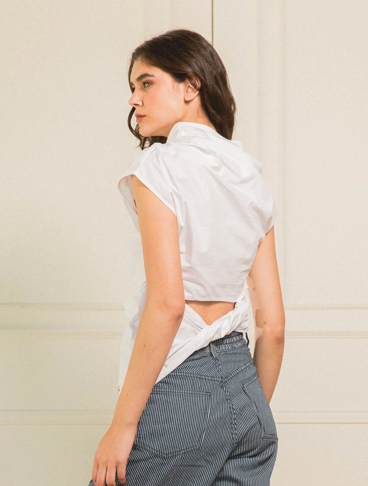 Top Blair | Ropa de Mujer Slow Fashion Estructurada Minimal Colombiana x Flow Inspire Us x Casa Precis