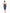 Helios Strapless Peplum Estampado Azul | Circe