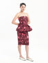 Helios Strapless Pink Estampado Hongos | Circe