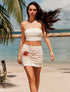 Top Arde el Verano de Santo Azul en color Ivory con diseño de autor para mujer – Moda colombiana de lujo resort | Casa Precis, Concept Store