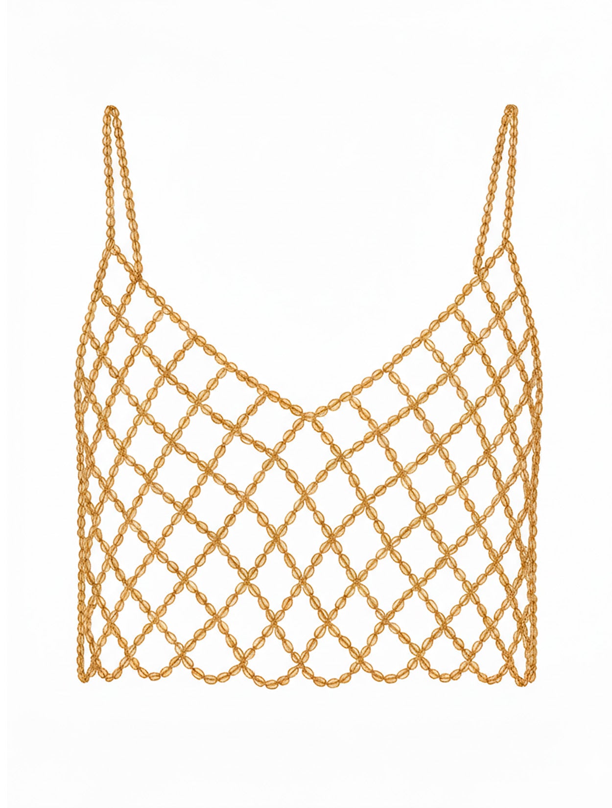 TOP DIAMANTE DORADO