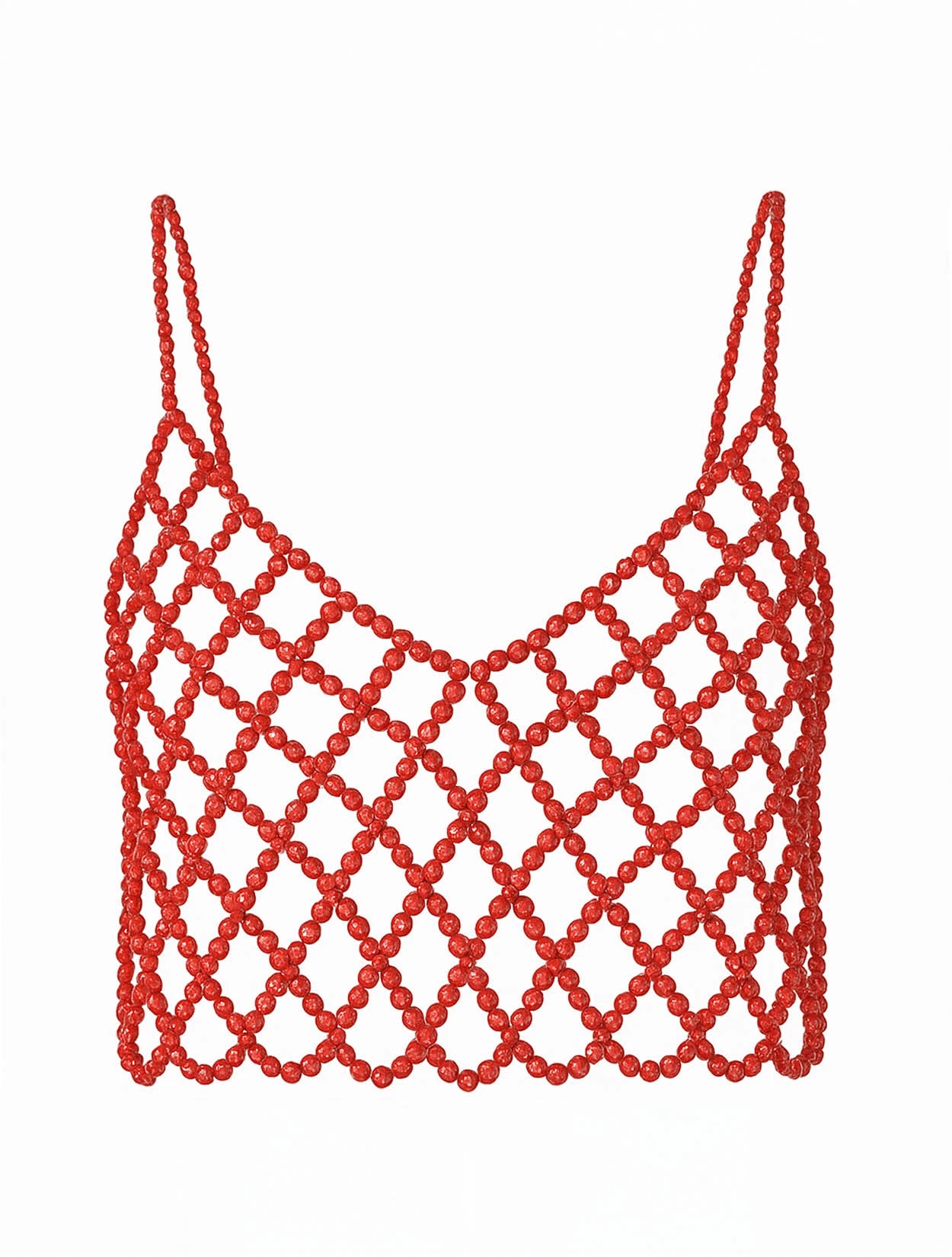 TOP DIAMANTE ROJO