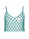 TOP DIAMANTE TURQUESA