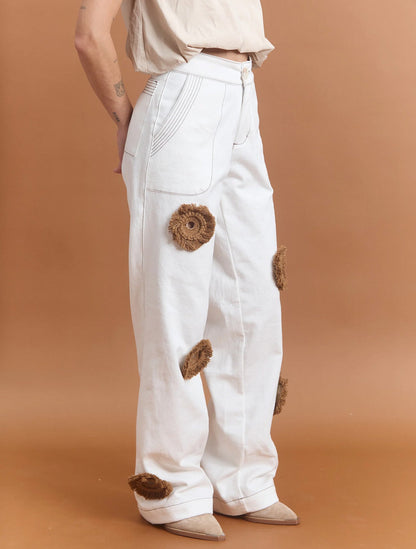 PANTALÓN VAQUERO DE LUNARES