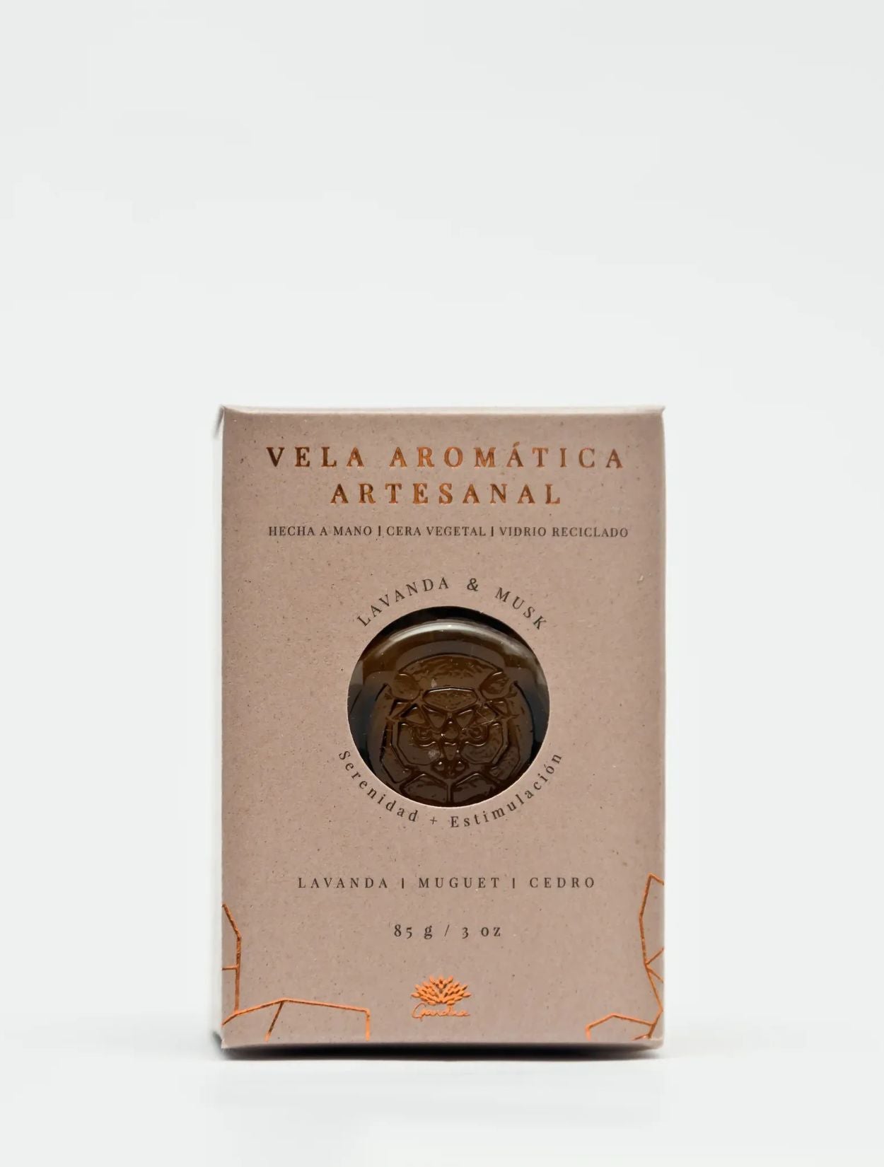 VELA AROMATICA LAVANDA & MUSK 85GR