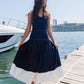 Vestido Algodón con Pespuntes | Vestido Mujer | Diana Buelvas