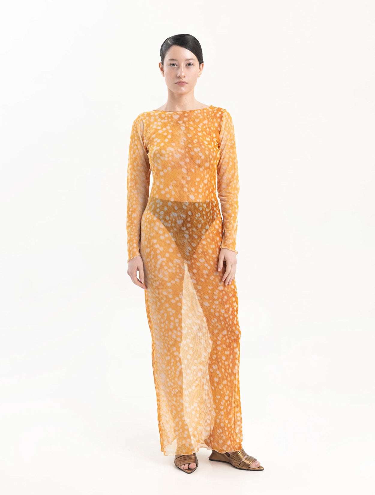Vestido Mycelium | Ropa de Mujer Slow Fashion Bohemia Colombiana Estampado x Circe x Casa Precis