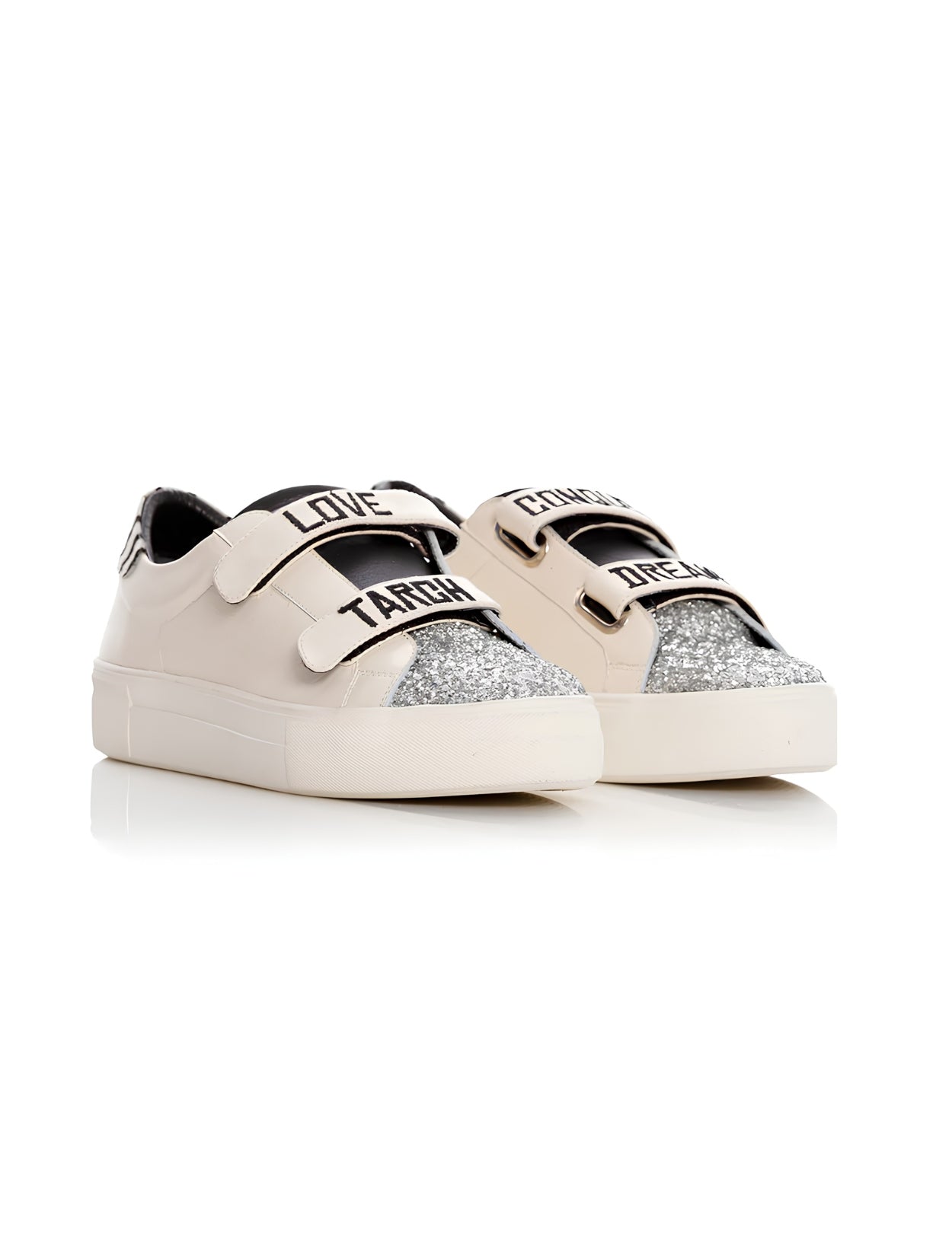 Nolita Black and White | Zapatillas  de Cuero Hechos a Mano