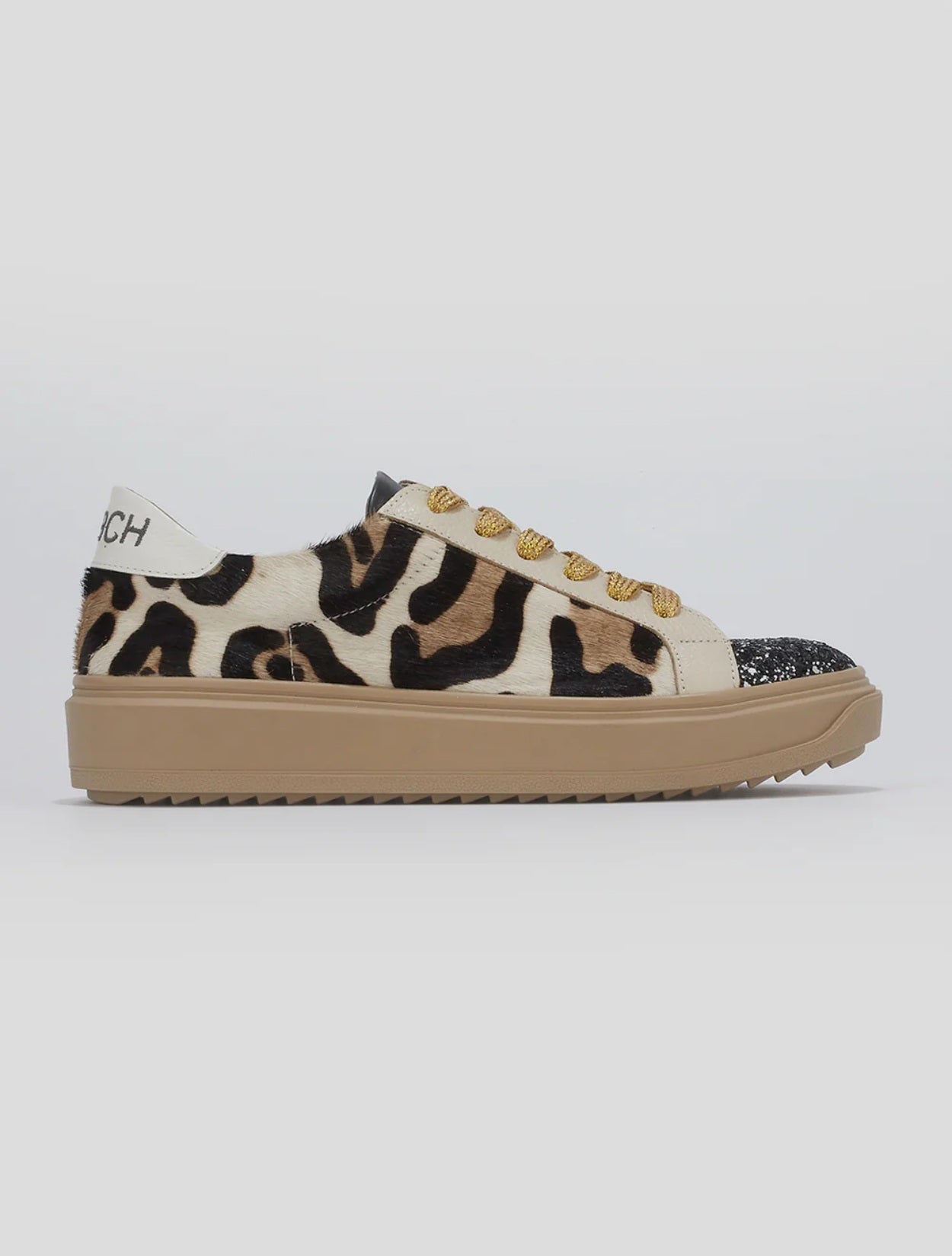 Zapatilla Leopardo| Sneakers de Cuero con Estampado Animal 