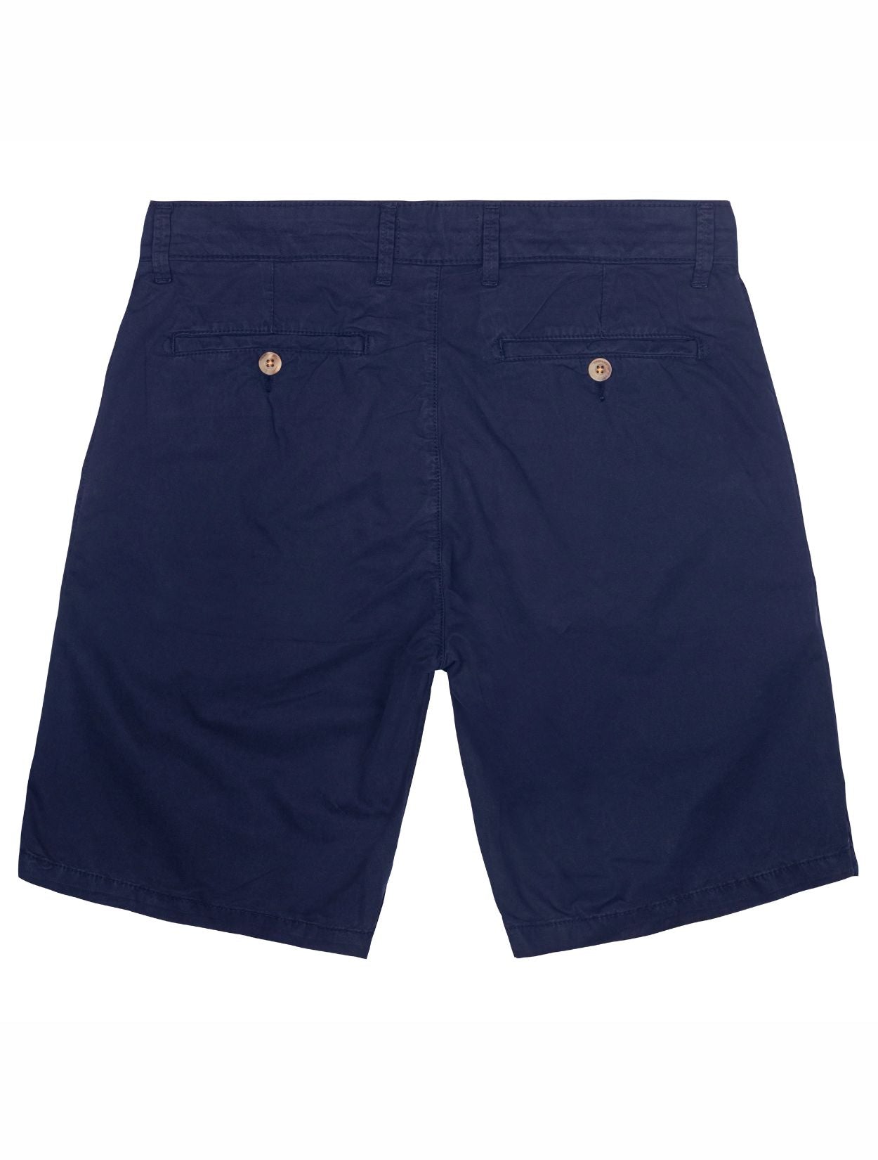 Bermuda de Lino Premium Azul Oscuro de Corte Clásico y Diseño de Autor de la marca colombiana Red Flag x Casa Precis, Concept Store